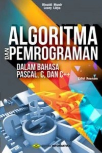 Image of ALGORITMA dan PEMROGRAMAN DALAM BAHSA, C, DAN C ++