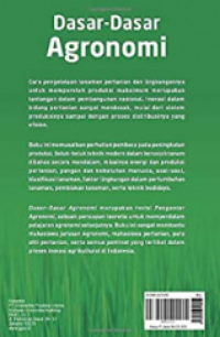 Dasar-Dasar Agronomi