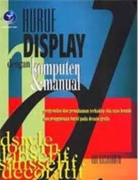 Image of Huruf Display Dengan Komputer & Manual