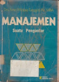 Manajemen Suatu Pengantar