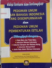 pedoman umum ejaan bahasa indonesia yang disempurnakan