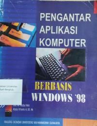 Image of Pengantar Aplikasi Komputer Berbasis WINDOWS\'98