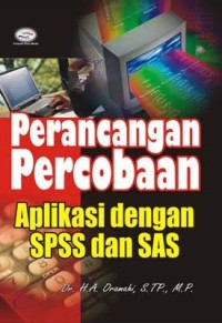 Image of perancangan percobaan : aplikasi dengan spss dan sas