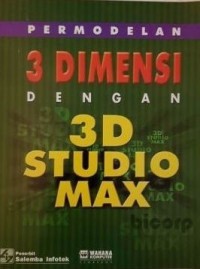 Image of Permodalan 3 Dimensi 3D Studio Max