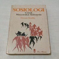Sosiologi Untuk Masyarakat Indonesia
